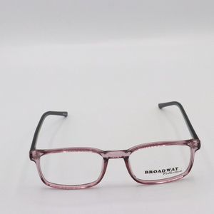 Purple Rectangle Broadway Plastic Eyeglasses